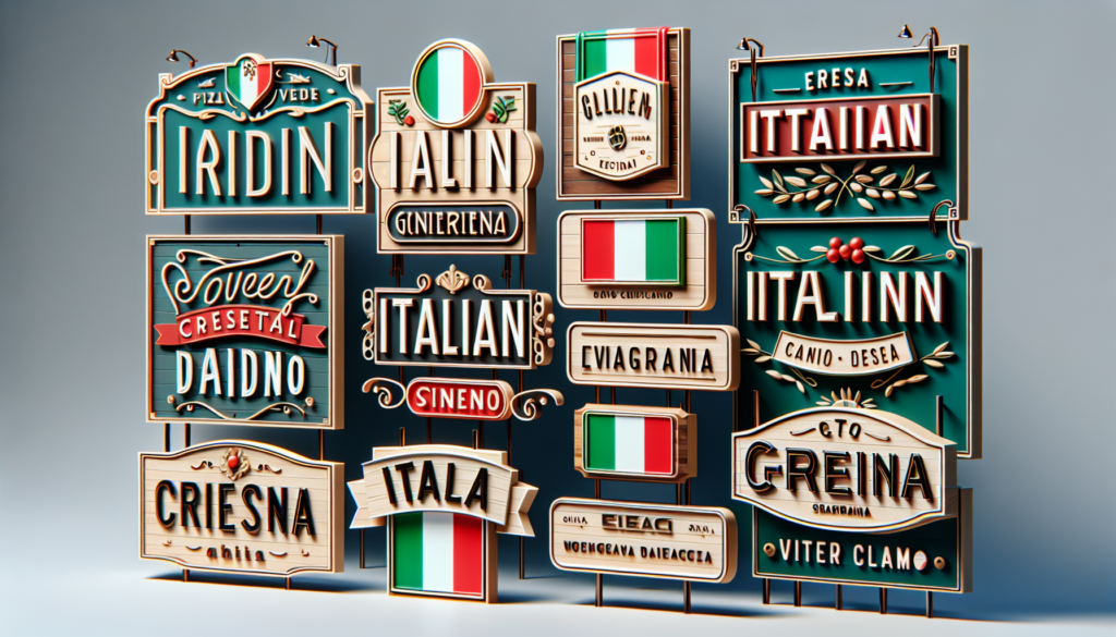 nombres para restaurante italiano