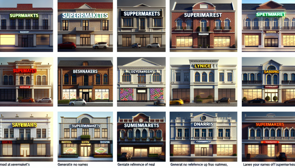 nombres para supermercados