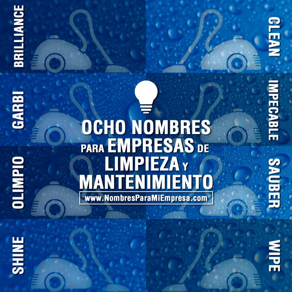 Ideas de Nombres para empresas de limpieza