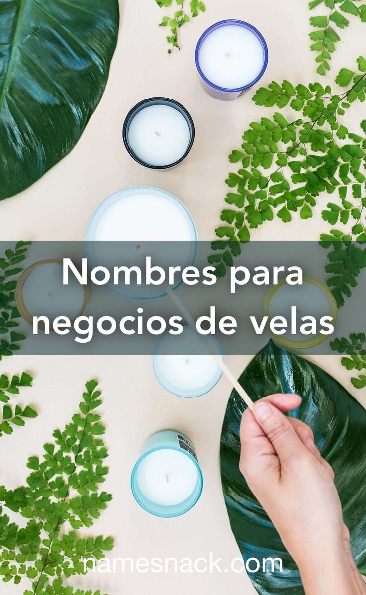 Ideas de Nombres para negocios de velas aromáticas