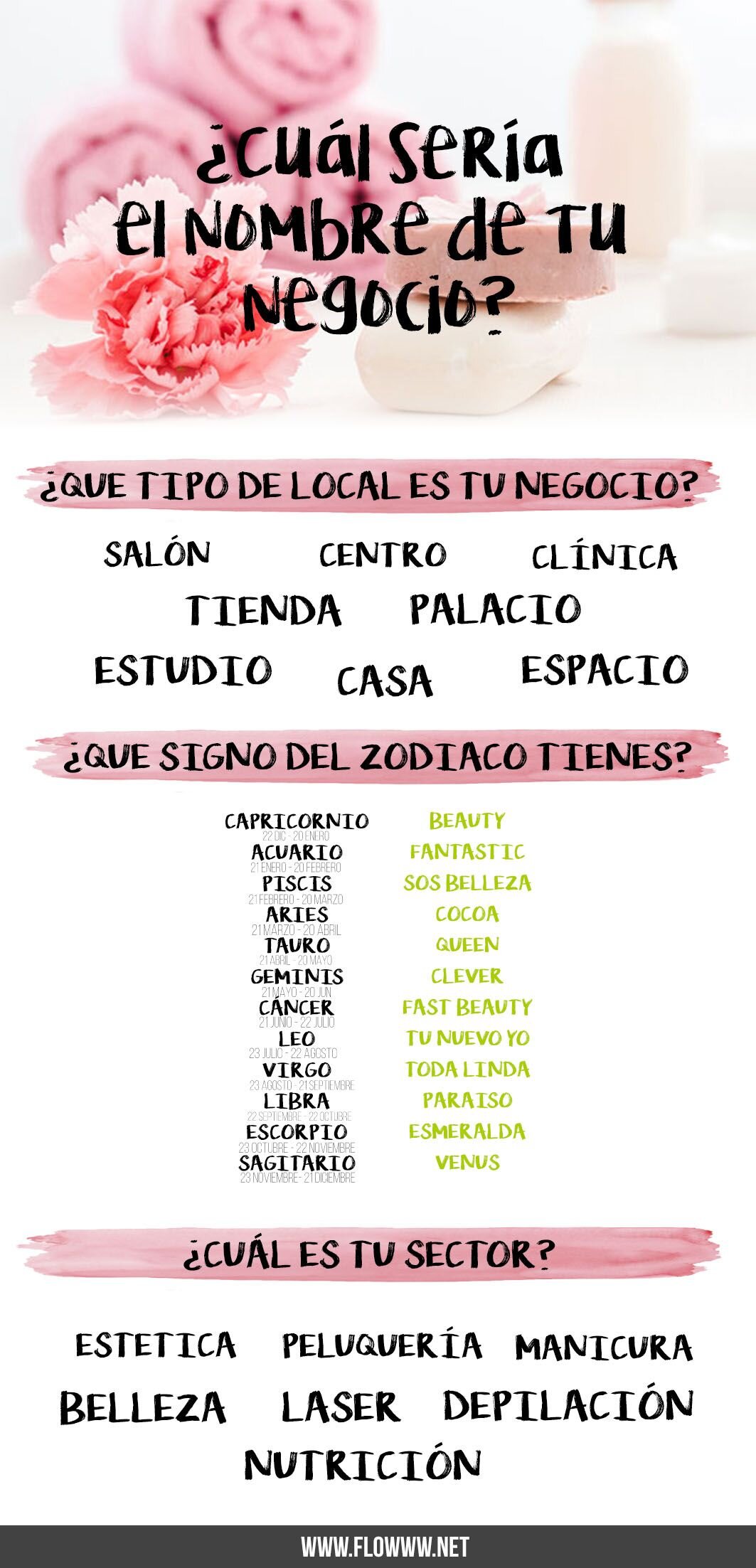 Ideas de Nombres para salones de belleza y centros de est&eacute;tica