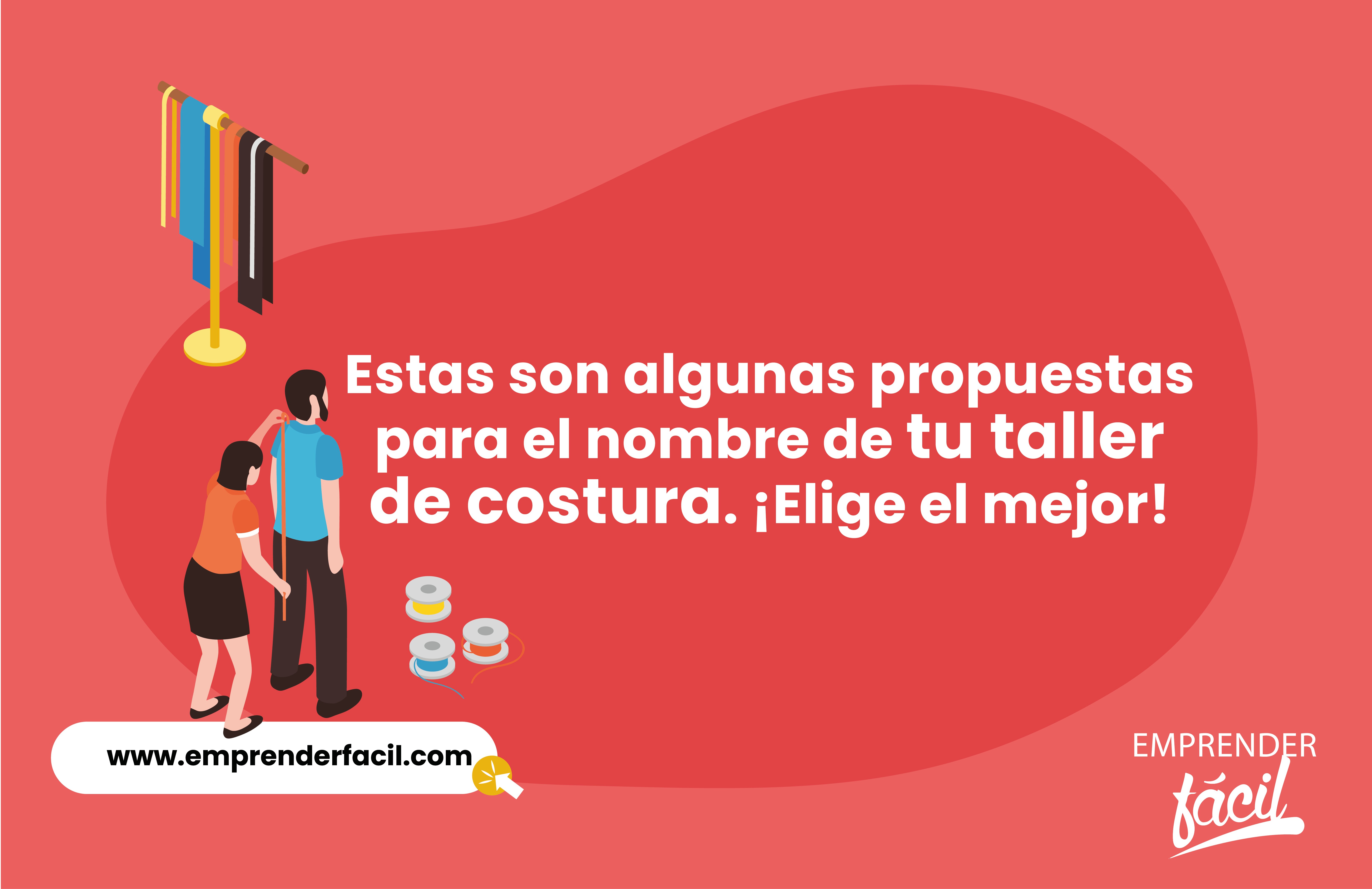 Ideas de Nombres para taller de costura