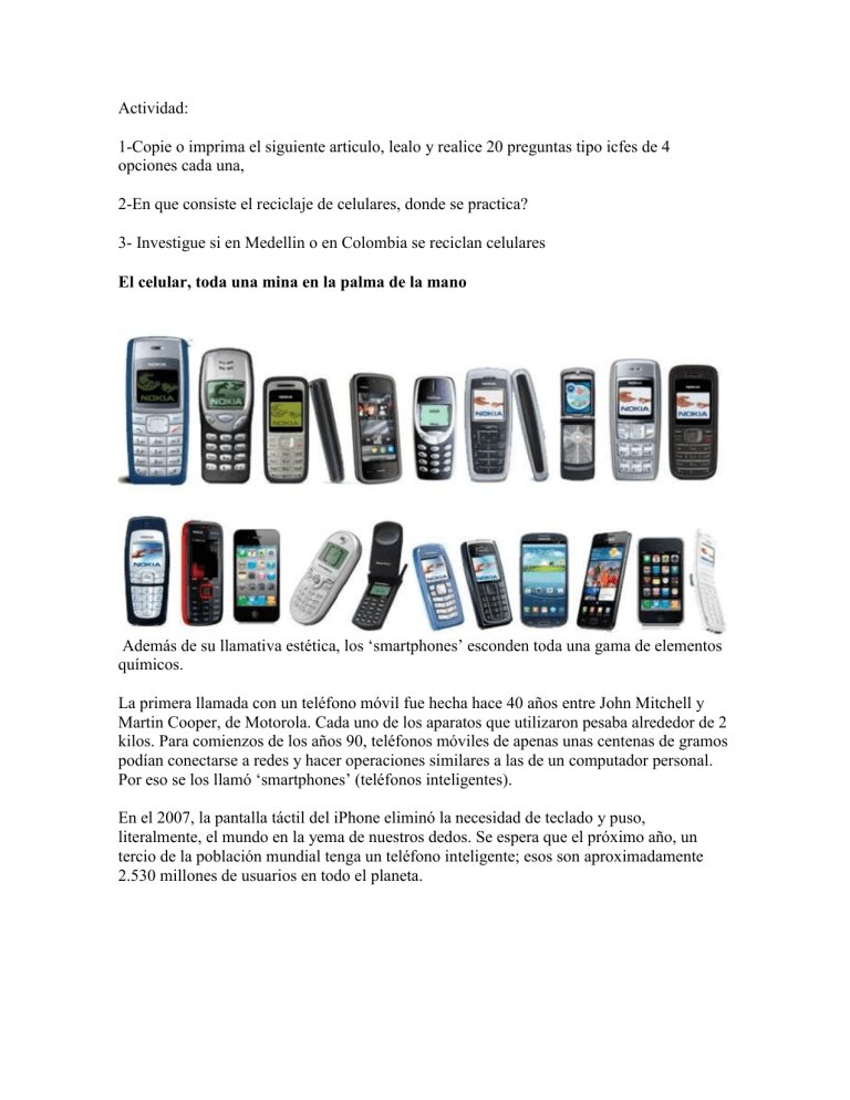 Ideas de Nombres para teléfonos móviles