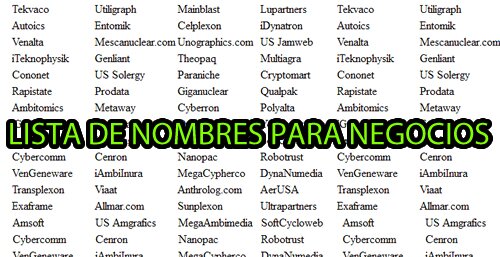 El Poder de un Nombre Original para tu Proyecto Empresarial